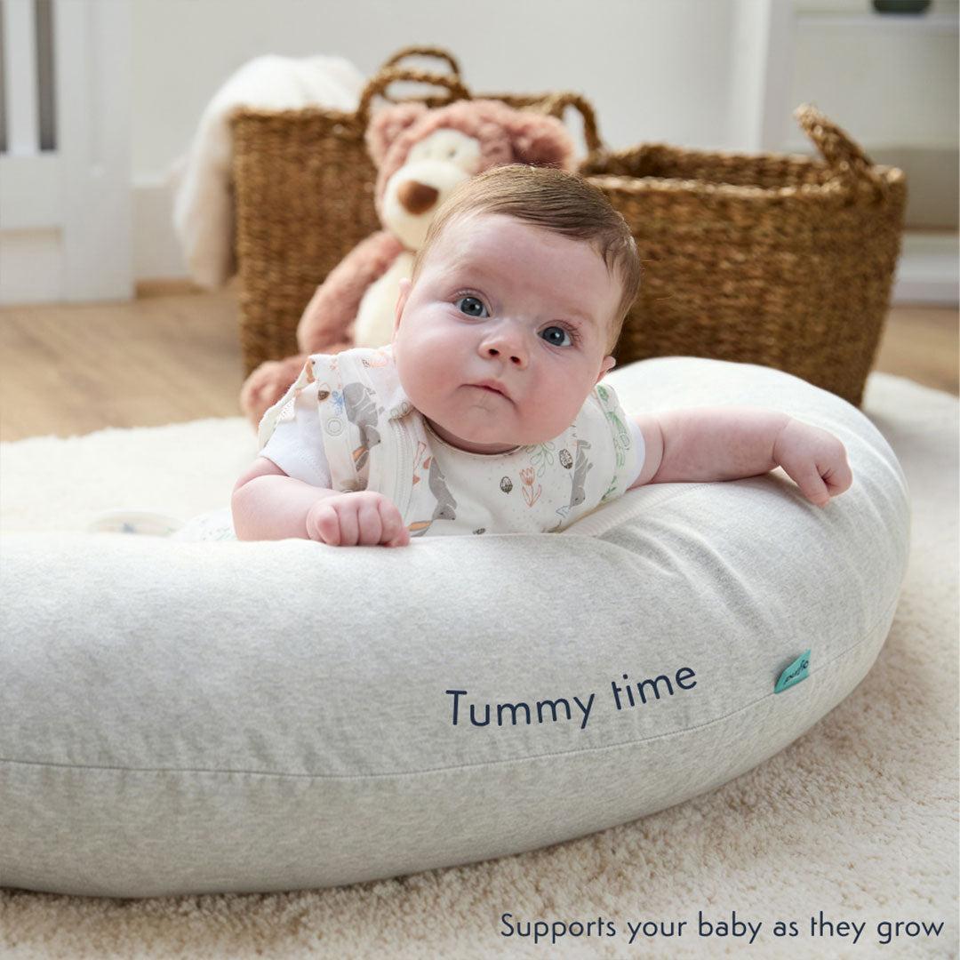 Purflo Breathe Pregnancy Pillow - Minimal Grey-Pregnancy Pillows- | Natural Baby Shower