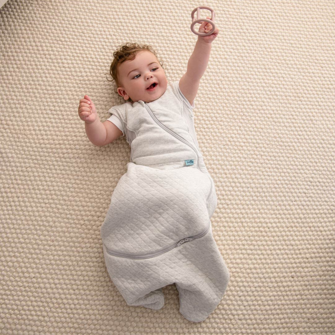 Purflo Cuddle To Sleep Bag - 2.5 Tog - Minimal Grey-Sleeping Bags- | Natural Baby Shower
