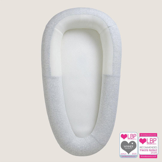 Purflo Sleep Tight Baby Bed - Minimal Grey-Baby Nests- | Natural Baby Shower