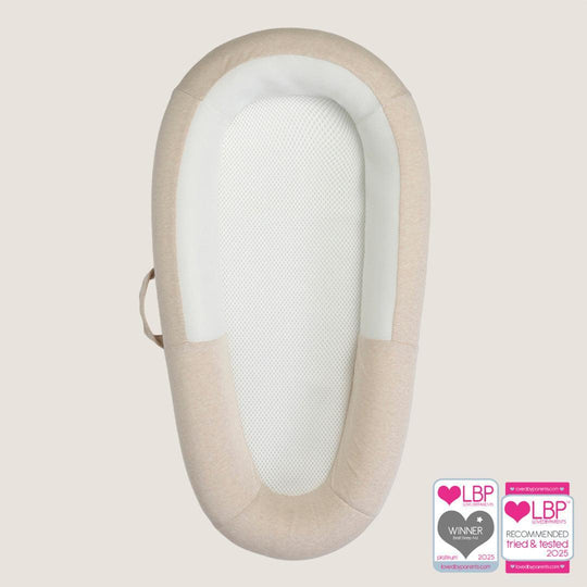 Purflo Cover for the Sleep Tight Baby Bed - Sand-Sleep Positioners + Pod Covers- | Natural Baby Shower