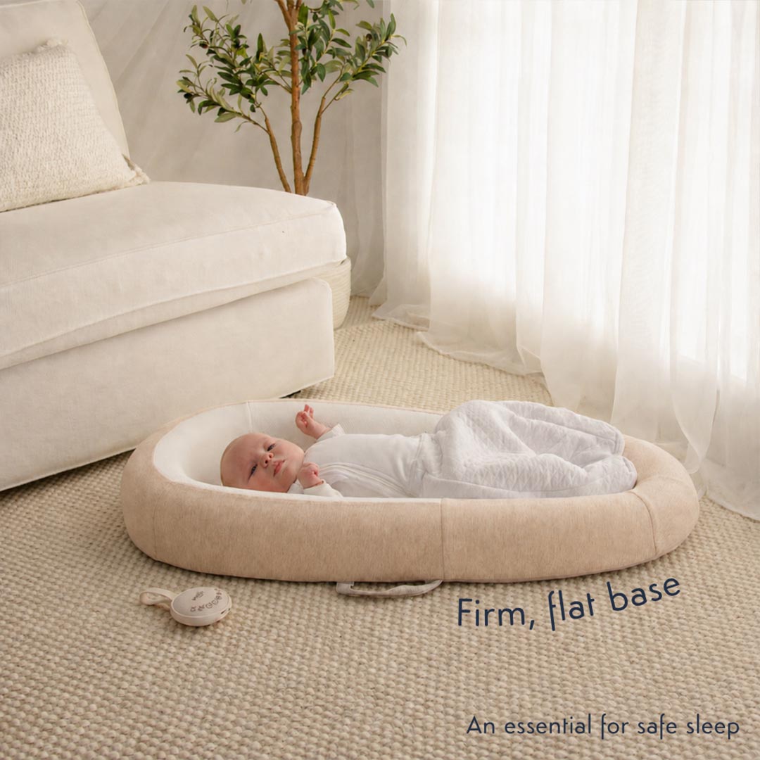 Purflo Sleep Tight Baby Bed - Sand-Sleep Positioners + Pods- | Natural Baby Shower