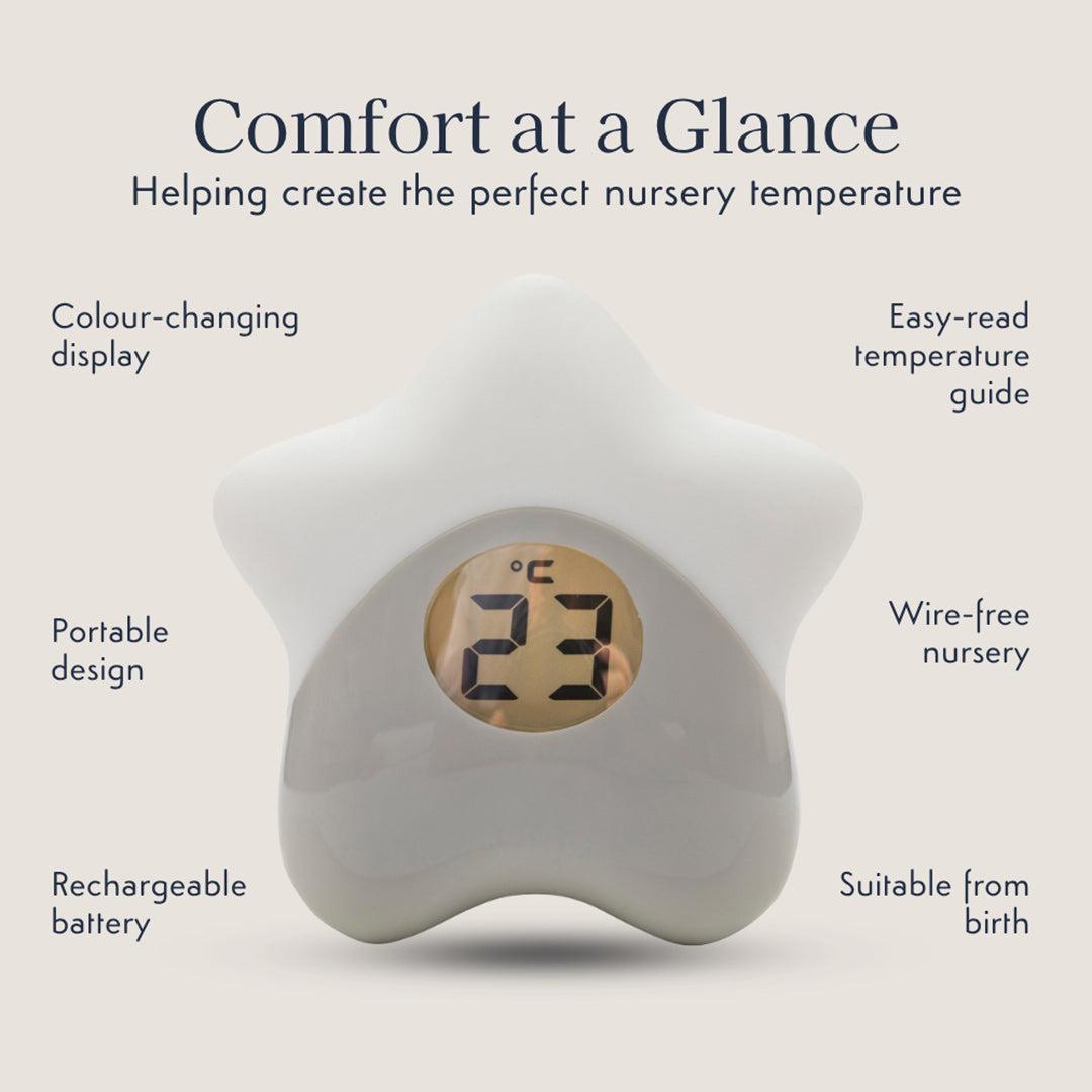 Purflo Starlight Colour-Changing Room Thermometer-Thermometers- | Natural Baby Shower