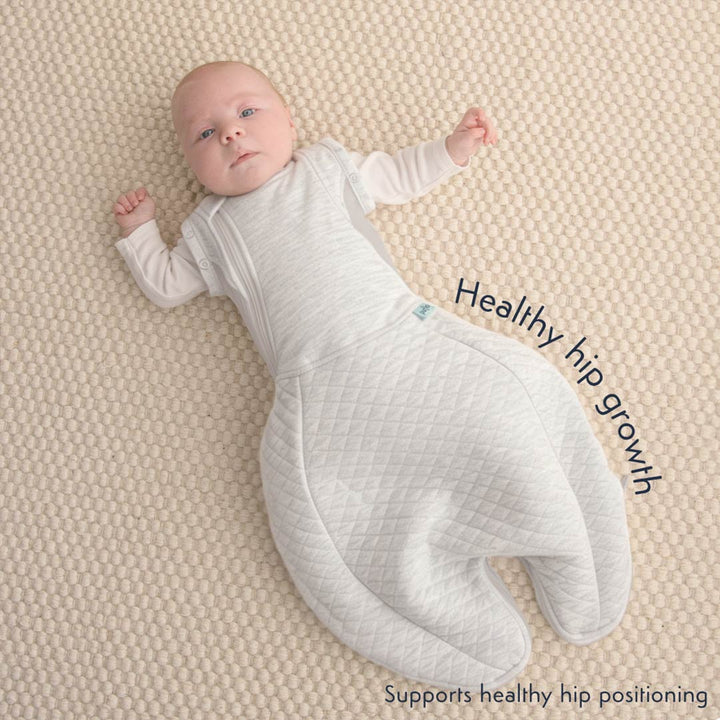 Purflo Swaddle To Sleep Bag - Minimal Grey - TOG 2.5-Sleepsack Swaddles- | Natural Baby Shower