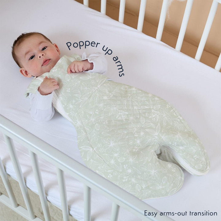 Purflo Swaddle to Sleep Bag 2.5 Tog 0-4m - Magical Garden-Sleeping Bags- | Natural Baby Shower