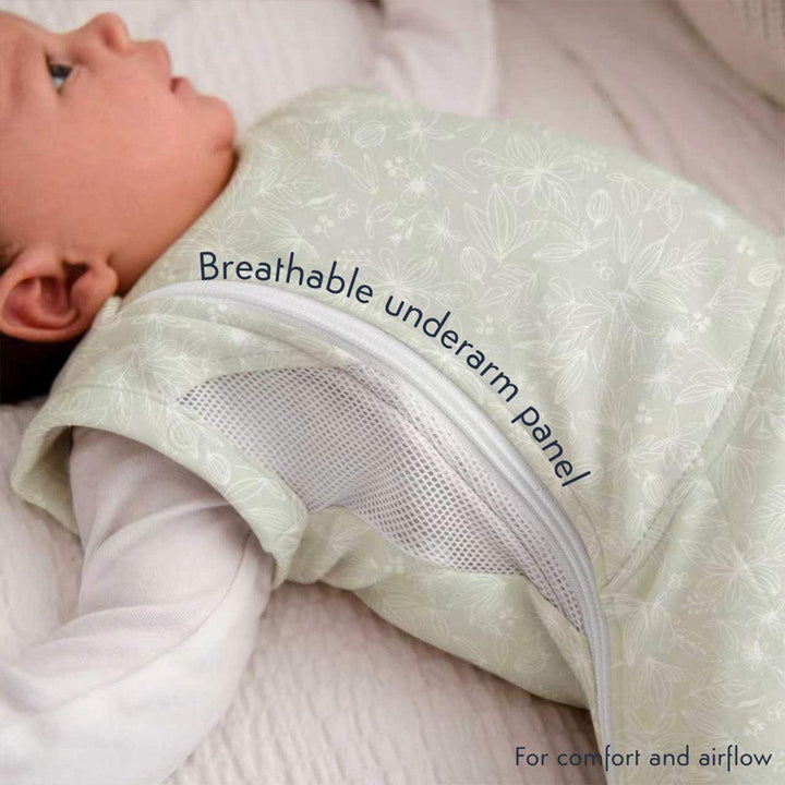 Purflo Swaddle to Sleep Bag 2.5 Tog 0-4m - Magical Garden-Sleeping Bags- | Natural Baby Shower