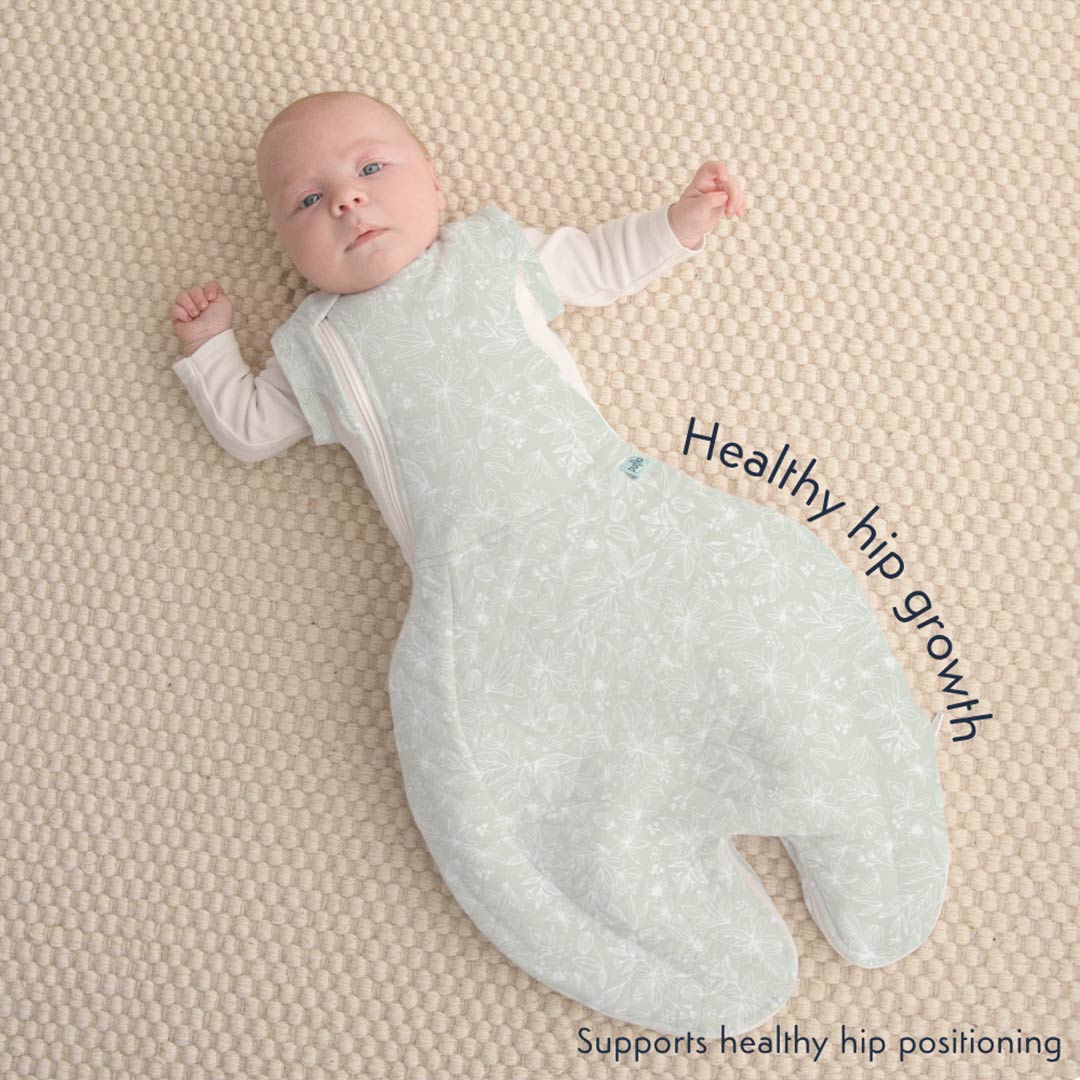 Purflo Swaddle to Sleep Bag 2.5 Tog 0-4m - Magical Garden-Sleeping Bags- | Natural Baby Shower