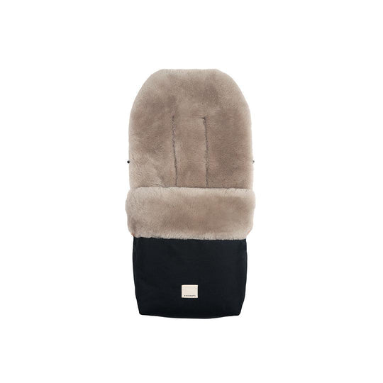 Binibamba Puffmuff Universal Fit - Noir + Toast-Footmuffs-Noir + Toast-One Size | Natural Baby Shower
