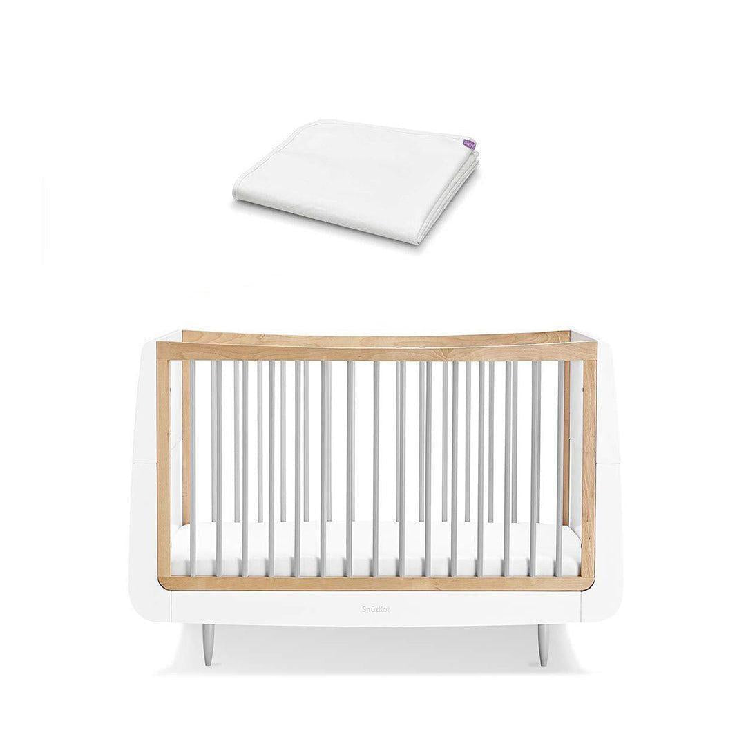 SnuzKot Skandi Cot Bed - Grey-Cot Beds-Grey-Without Mattress | Natural Baby Shower