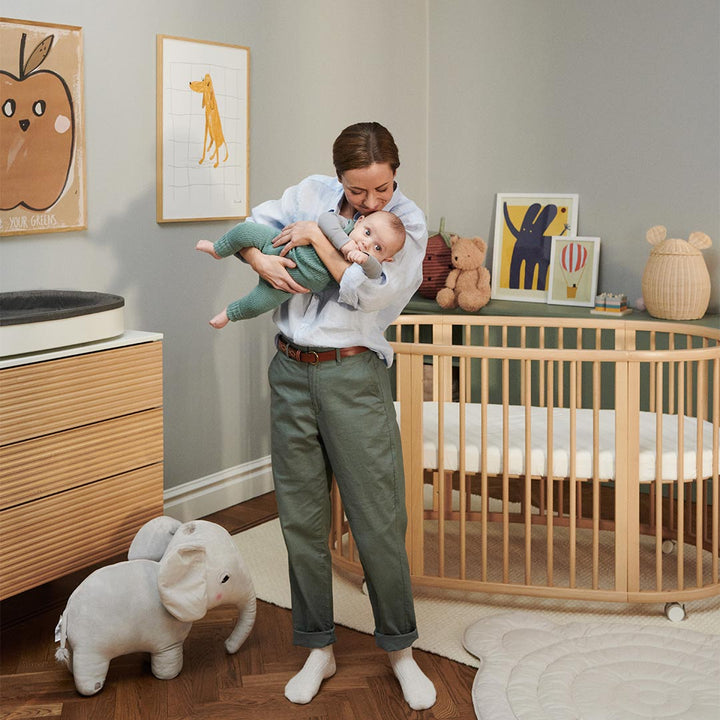 Stokke Sleepi Bed Bundle-Cot Beds-Warm Brown- | Natural Baby Shower