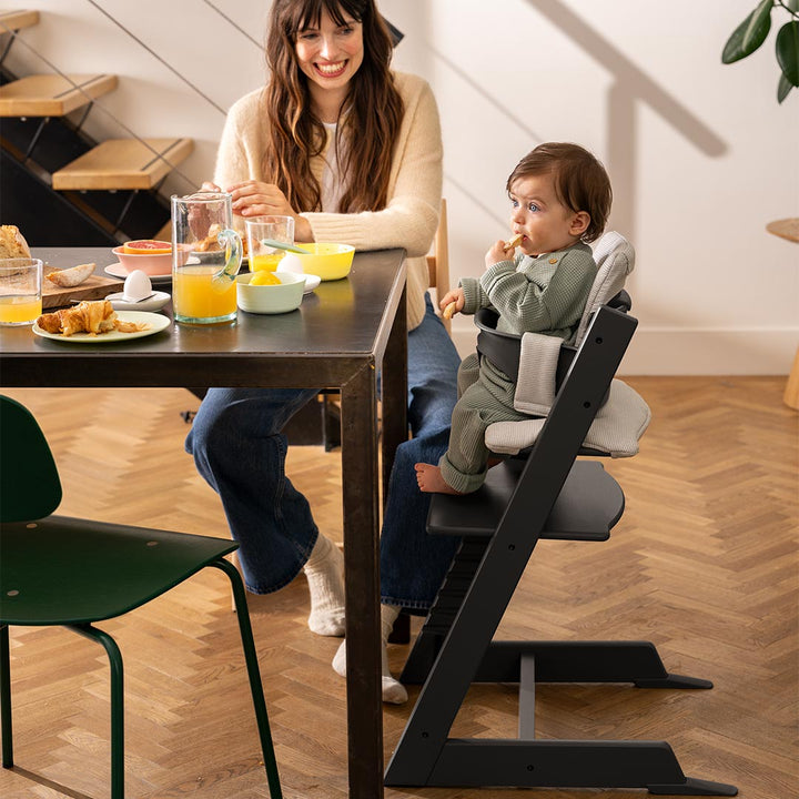 Stokke Tripp Trapp Highchair - Black-Highchairs-No Baby Set- | Natural Baby Shower