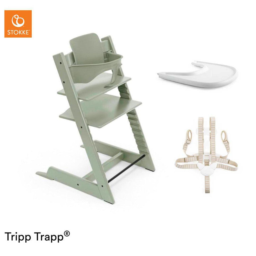 Stokke Tripp Trapp Accessories Bundle - Glacier Green-Highchairs- | Natural Baby Shower