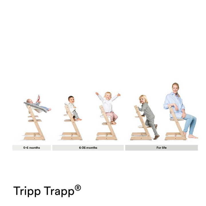 Stokke Tripp Trapp Highchair Ultimate Bundle - White-Highchairs-White- | Natural Baby Shower