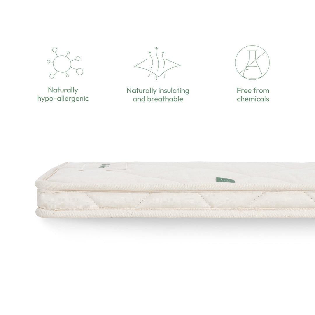 The Little Green Sheep Natural Crib Mattress - Next to Me Crib 83x50cm-Mattresses- | Natural Baby Shower