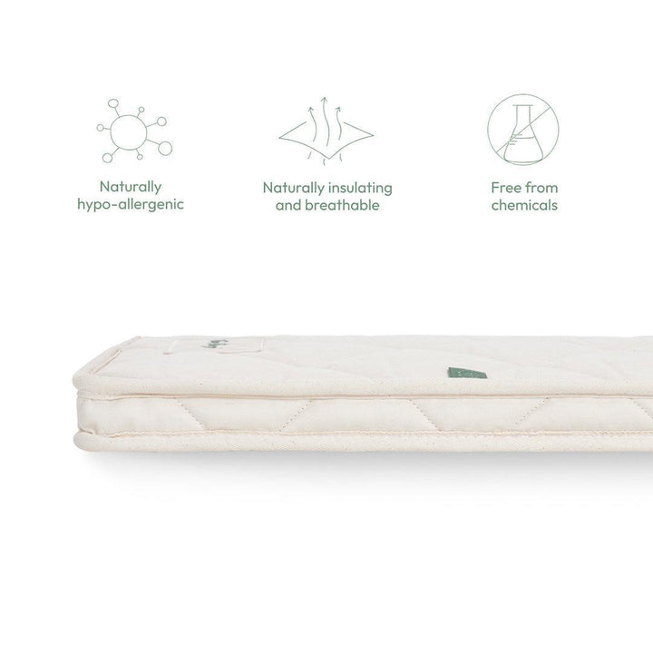The Little Green Sheep Natural Crib Mattress - Next to Me Crib 83x50cm-Mattresses- | Natural Baby Shower