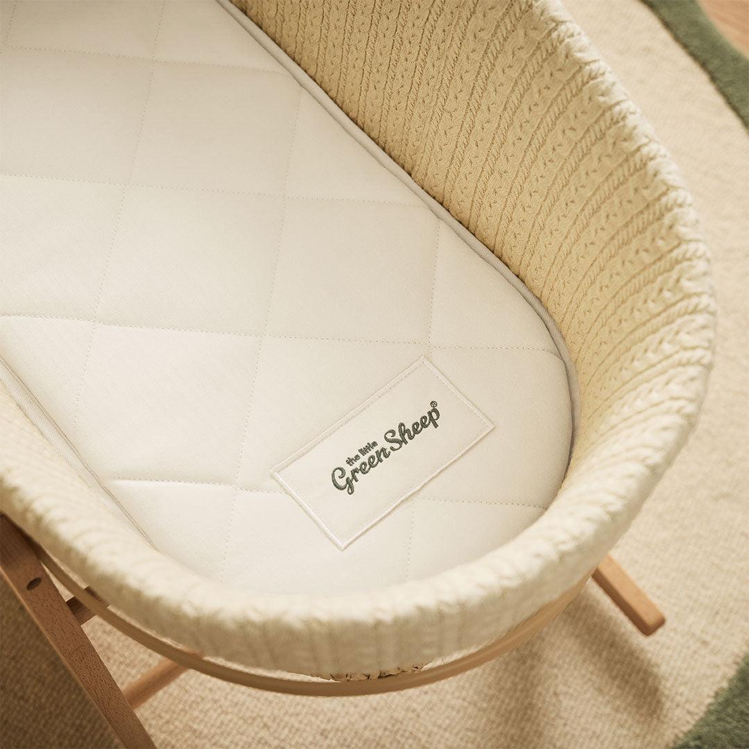 The Little Green Sheep Natural Moses Basket Mattress - Mamas & Papas Small Moses-Mattresses- | Natural Baby Shower