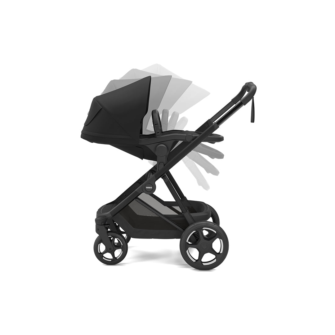 Thule Charm 2-In-1 Stroller - Black-Strollers-Black-One Size | Natural Baby Shower