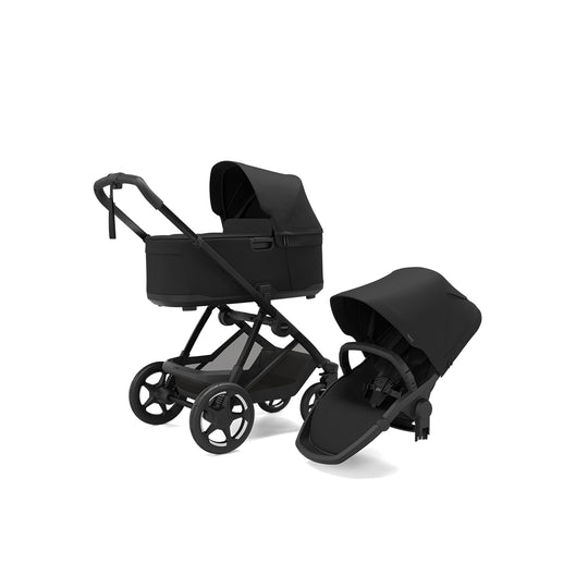 Thule Charm 2-In-1 Stroller - Black-Strollers-Black-One Size | Natural Baby Shower