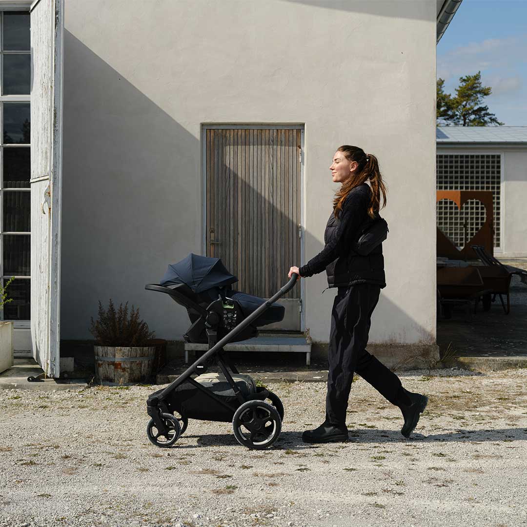 Thule Charm 2-In-1 Stroller - Darkest Blue-Strollers-Darkest Blue-One Size | Natural Baby Shower