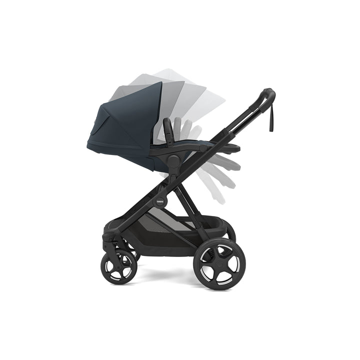Thule Charm 2-In-1 Stroller - Darkest Blue-Strollers-Darkest Blue-One Size | Natural Baby Shower