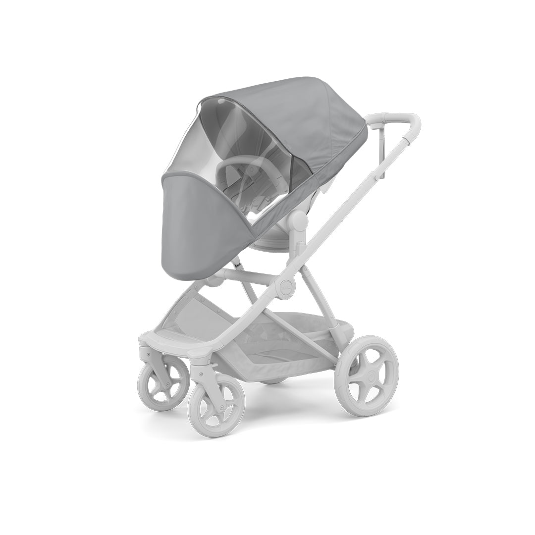 Thule Charm Stroller Rain Cover - Clear-Raincovers-Clear-One Size | Natural Baby Shower