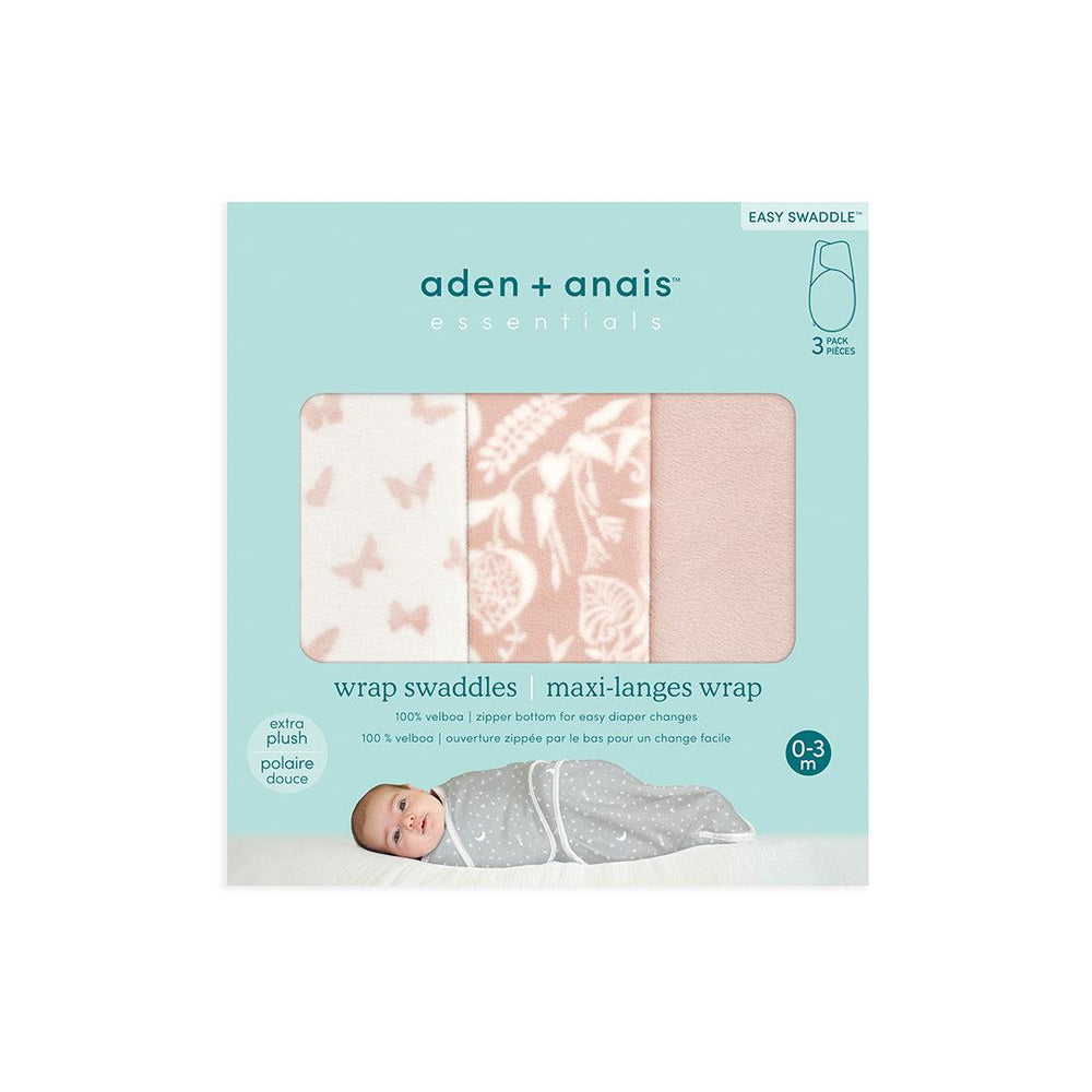 aden + anais essentials Easy Swaddle Wrap 1.5 TOG - 3 Pack - Garden-Swaddling Wraps-Garden-0-3m | Natural Baby Shower