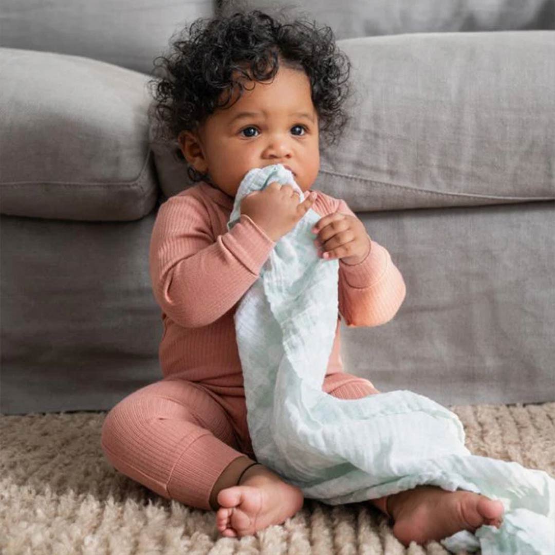 aden + anais Essentials Cotton Muslin Squares 5 Pack - Elephant Circus-Muslin Squares-Elephant Circus-One Size | Natural Baby Shower