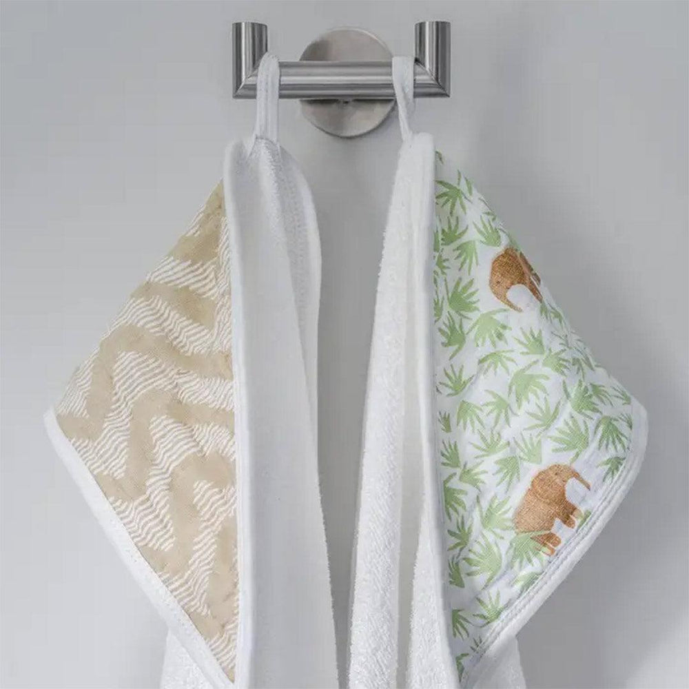 aden + anais Essentials Cotton Hooded Towels - 2 Pack - Tanzania-Bath Towels-Tanzania- | Natural Baby Shower