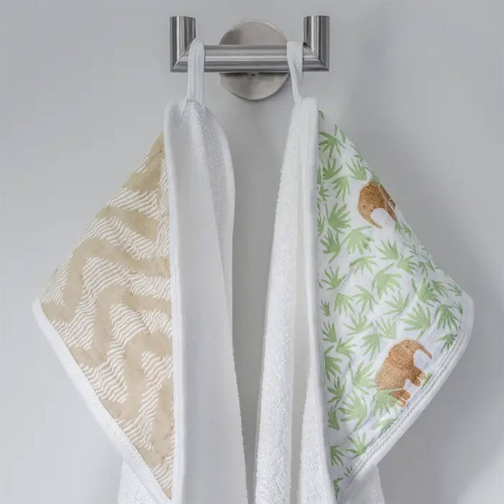 aden + anais Essentials Cotton Hooded Towels - 2 Pack - Tanzania