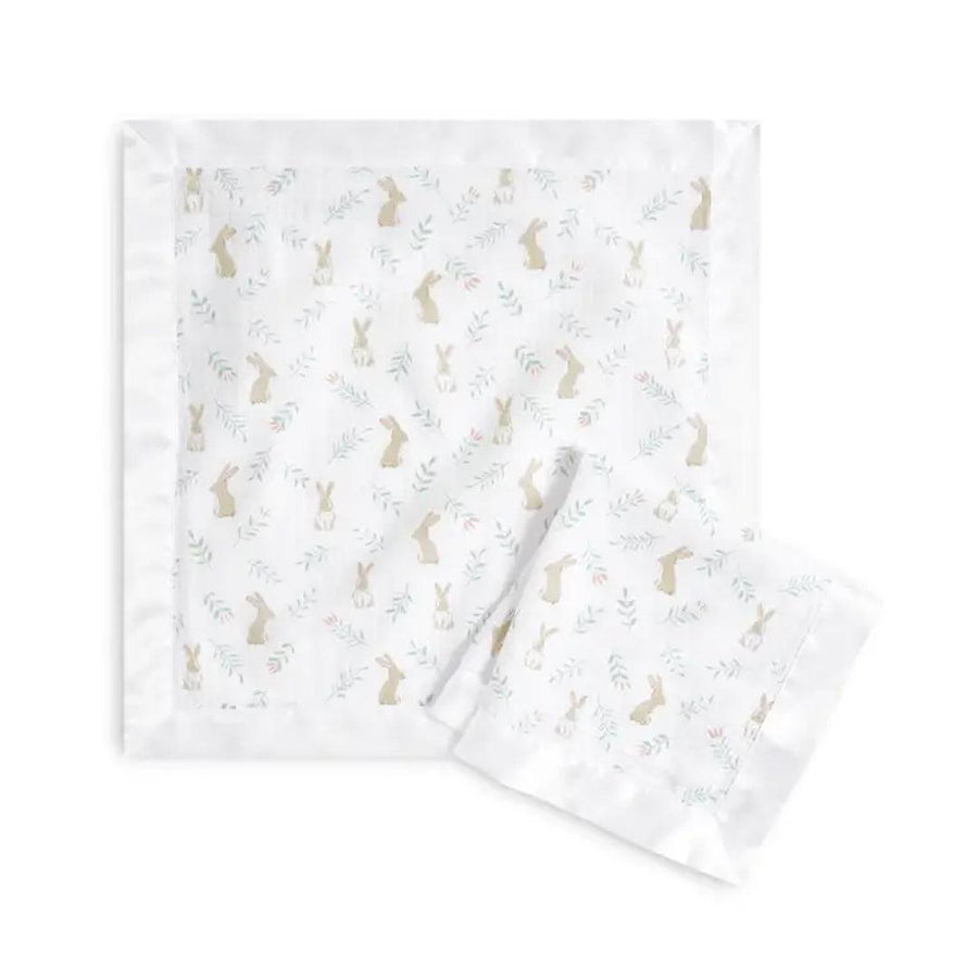 aden + anais Essentials Cotton Muslin Security Blankets - 2 Pack - Blushing Bunnies-Blankets-Blushing Bunnies- | Natural Baby Shower