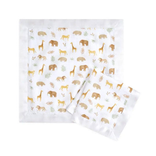 aden + anais Essentials Cotton Muslin Security Blankets - 2 Pack - Tanzania-Blankets-Tanzania- | Natural Baby Shower