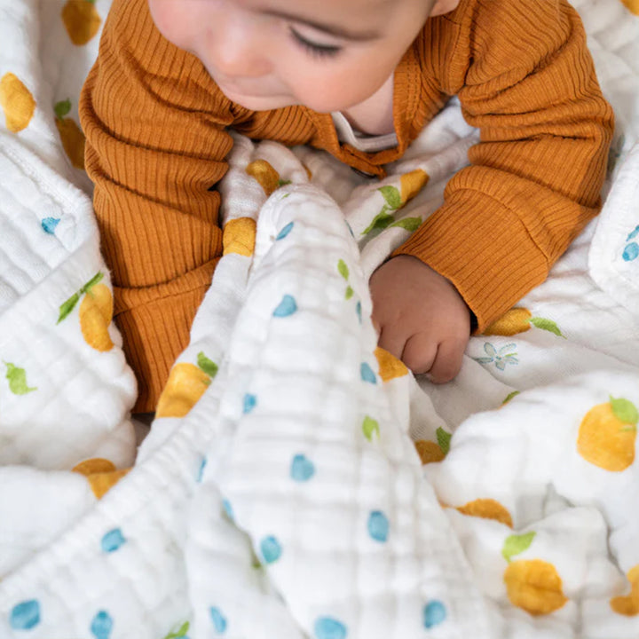 aden + anais Organic Cotton Dream Blanket - Fresh Fruit-Blankets-Fresh Fruit- | Natural Baby Shower