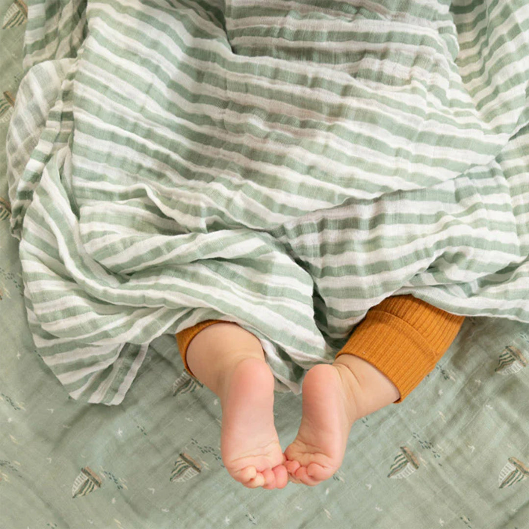 aden + anais Organic Cotton Swaddles - 4 Pack - Sailing Seas-Swaddling Wraps-Sailing Seas- | Natural Baby Shower