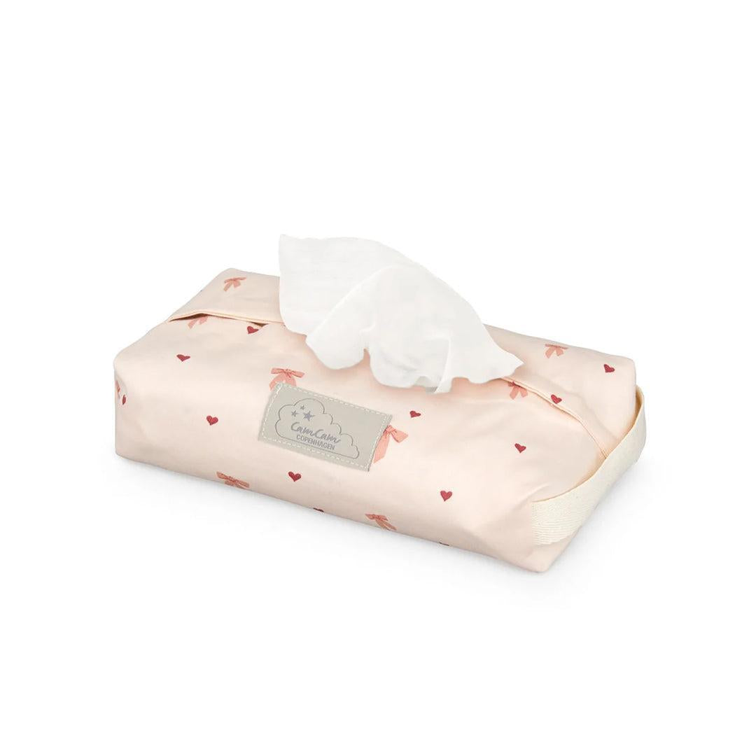 Cam Cam Copenhagen Wet Wipe Cover - Bows-Wet Wipe Covers-Bows- | Natural Baby Shower