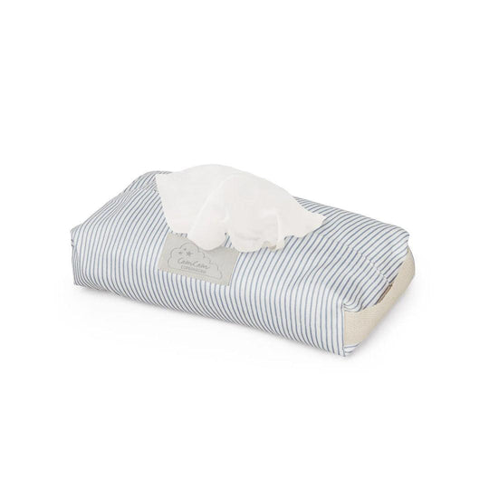Cam Cam Copenhagen Wet Wipe Cover - Classic Stripes Blue-Wet Wipe Covers-Classic Stripes Blue- | Natural Baby Shower