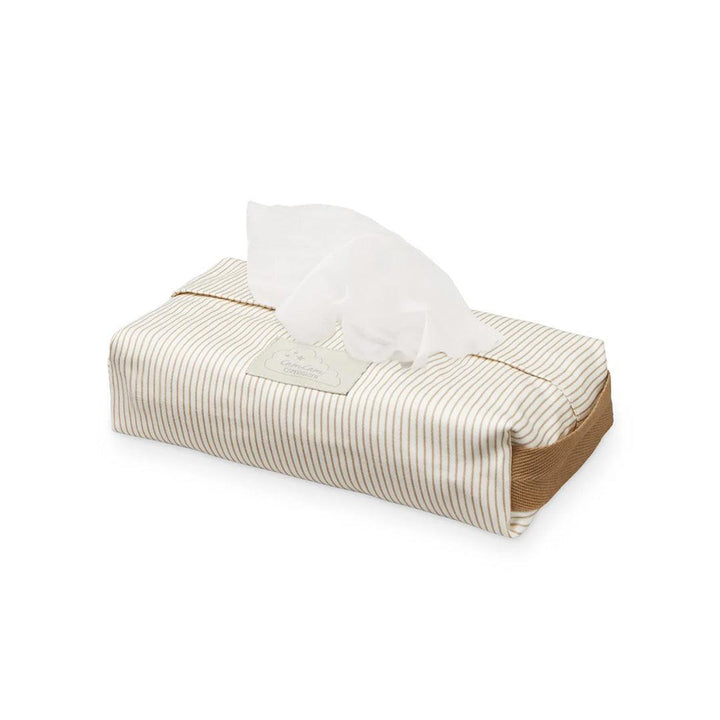 Cam Cam Copenhagen Wet Wipe Cover - Classic Stripes Camel-Wet Wipe Covers-Classic Stripes Camel- | Natural Baby Shower
