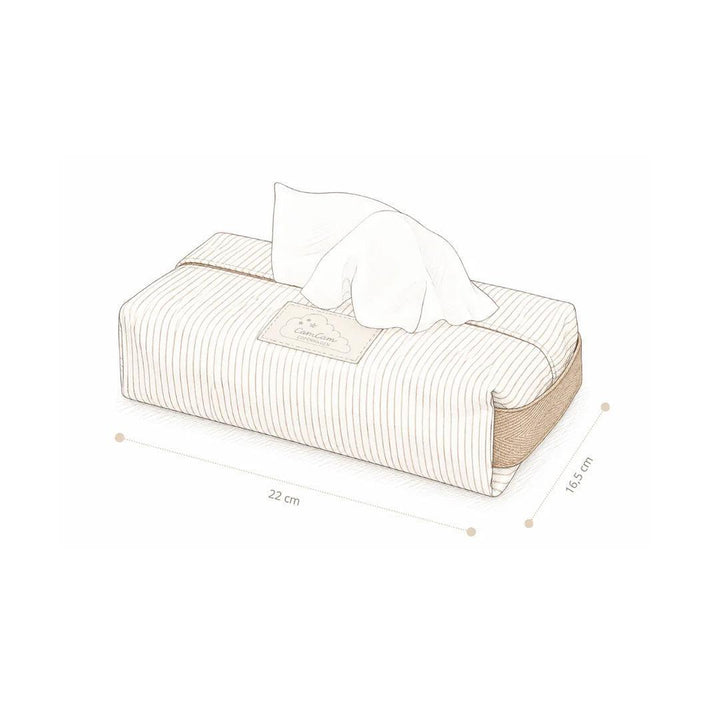 Cam Cam Copenhagen Wet Wipe Cover - Bows-Wet Wipe Covers-Bows- | Natural Baby Shower