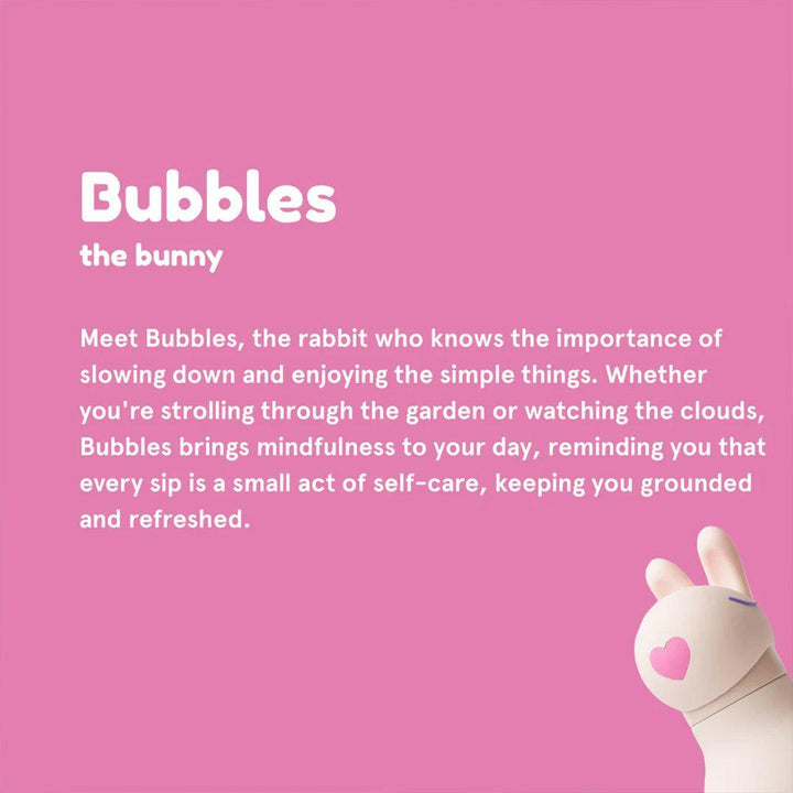 Asobu Bunny Bestie Animal Bottle-Drinking Bottles-Bubbles The Bunny-1 | Natural Baby Shower