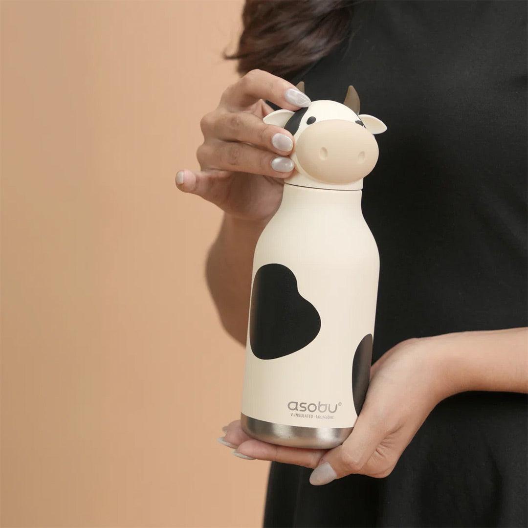 Asobu Cow Bestie Animal Bottle-Drinking Bottles-Willow The Cow-1 | Natural Baby Shower
