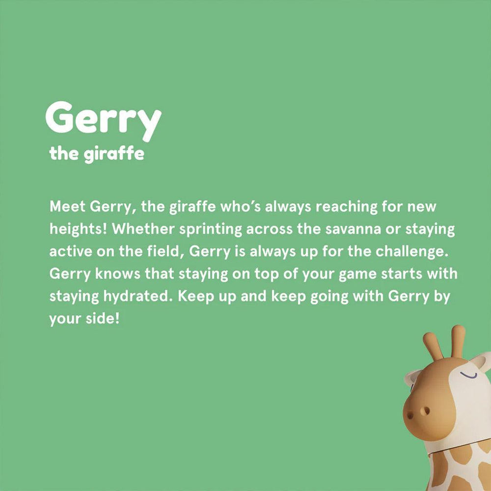 Asobu Giraffe Bestie Animal Bottle-Drinking Bottles-Gerry The Giraffe-1 | Natural Baby Shower