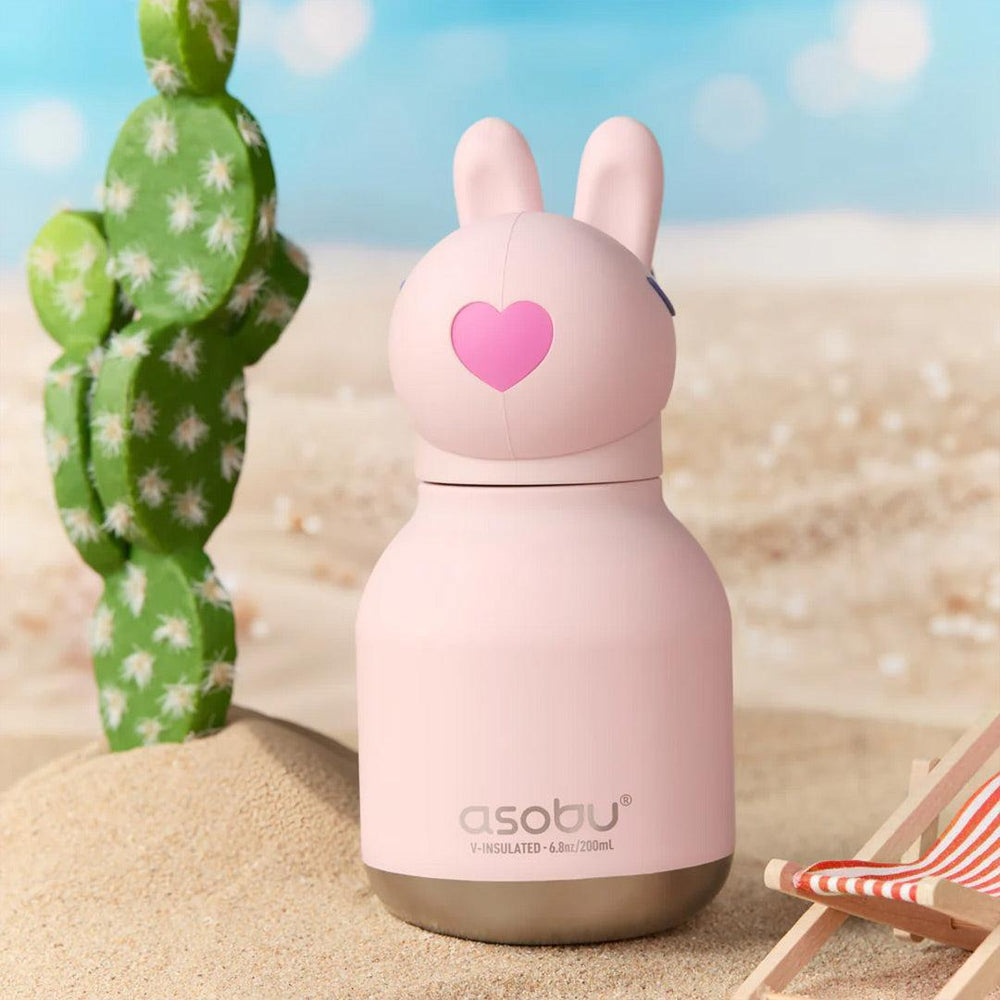 Asobu Mini Bunny Bestie Bottle-Drinking Bottles-Mini Bubbles The Bunny-1 | Natural Baby Shower