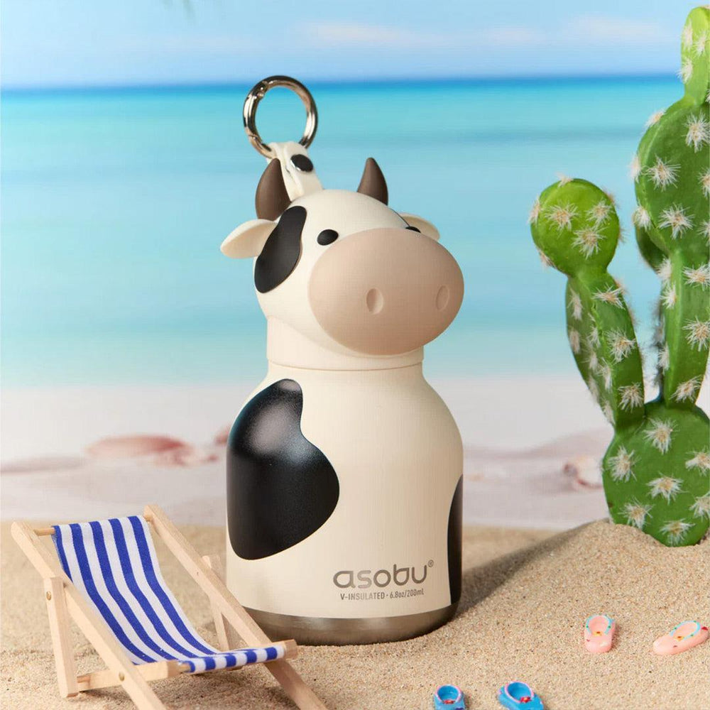 Asobu Mini Cow Bestie Bottle-Drinking Bottles-Mini Willow The Cow-1 | Natural Baby Shower