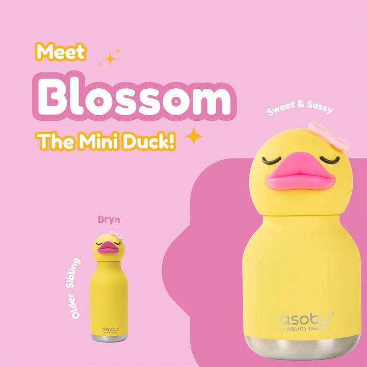 Asobu Mini Duck Bestie Bottle-Drinking Bottles-Mini Bryn The Duck-1 | Natural Baby Shower