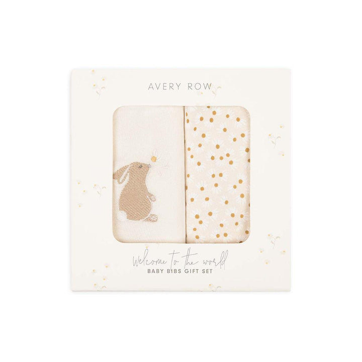 Avery Row Baby Bibs Gift Set - Wild Chamomile - Bunny-Bibs-Wild Chamomile - Bunny- | Natural Baby Shower