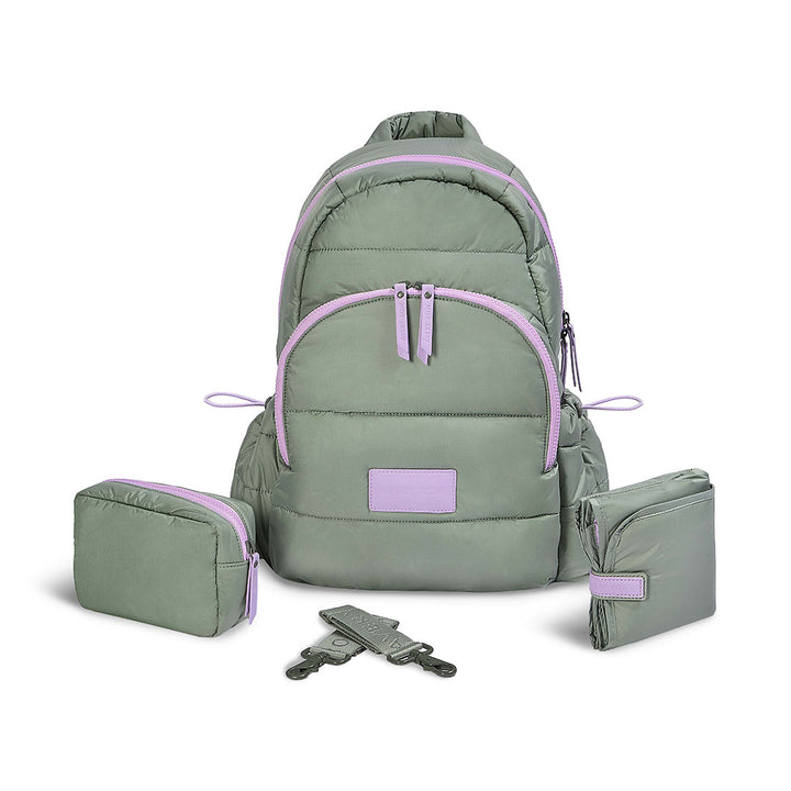 Avery Row Changing Backpack - Olive Green-Changing Bags-Olive Green- | Natural Baby Shower