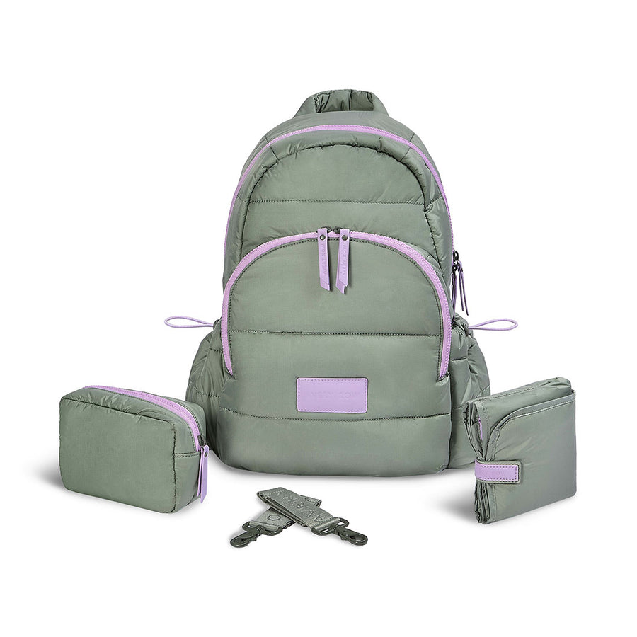 Avery Row Changing Backpack - Olive Green-Changing Bags-Olive Green- | Natural Baby Shower