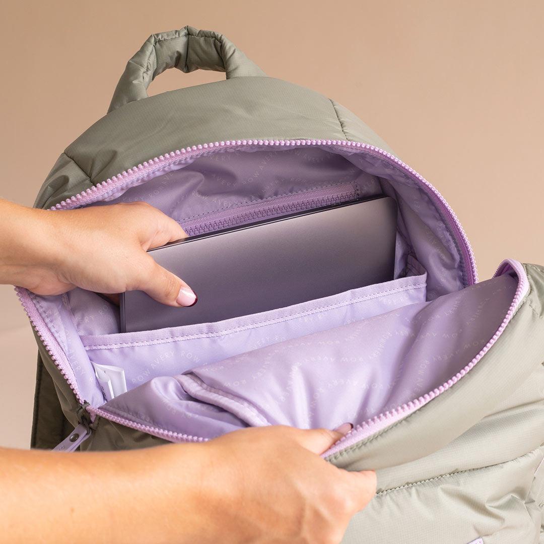 Avery Row Changing Backpack - Olive Green-Changing Bags-Olive Green- | Natural Baby Shower