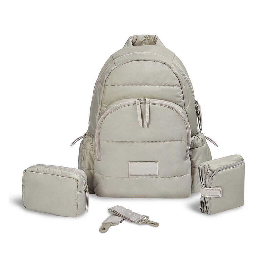 Avery Row Changing Backpack - Oyster-Changing Bags-Oyster- | Natural Baby Shower
