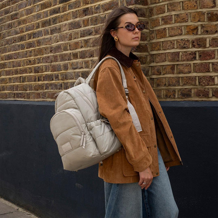 Avery Row Changing Backpack - Oyster-Changing Bags-Oyster- | Natural Baby Shower