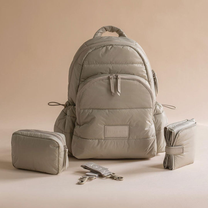 Avery Row Changing Backpack - Oyster-Changing Bags-Oyster- | Natural Baby Shower