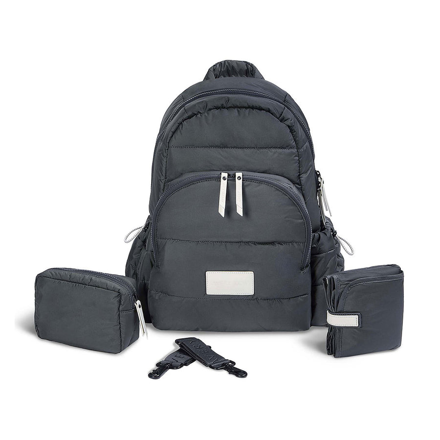 Avery Row Changing Backpack - Soft Black-Changing Bags-Soft Black- | Natural Baby Shower
